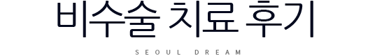 비수술 치료 후기